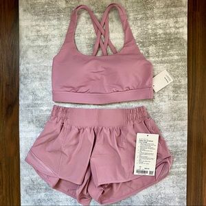 Lululemon Hotty Hot Short II 2.5" Pink Taupe